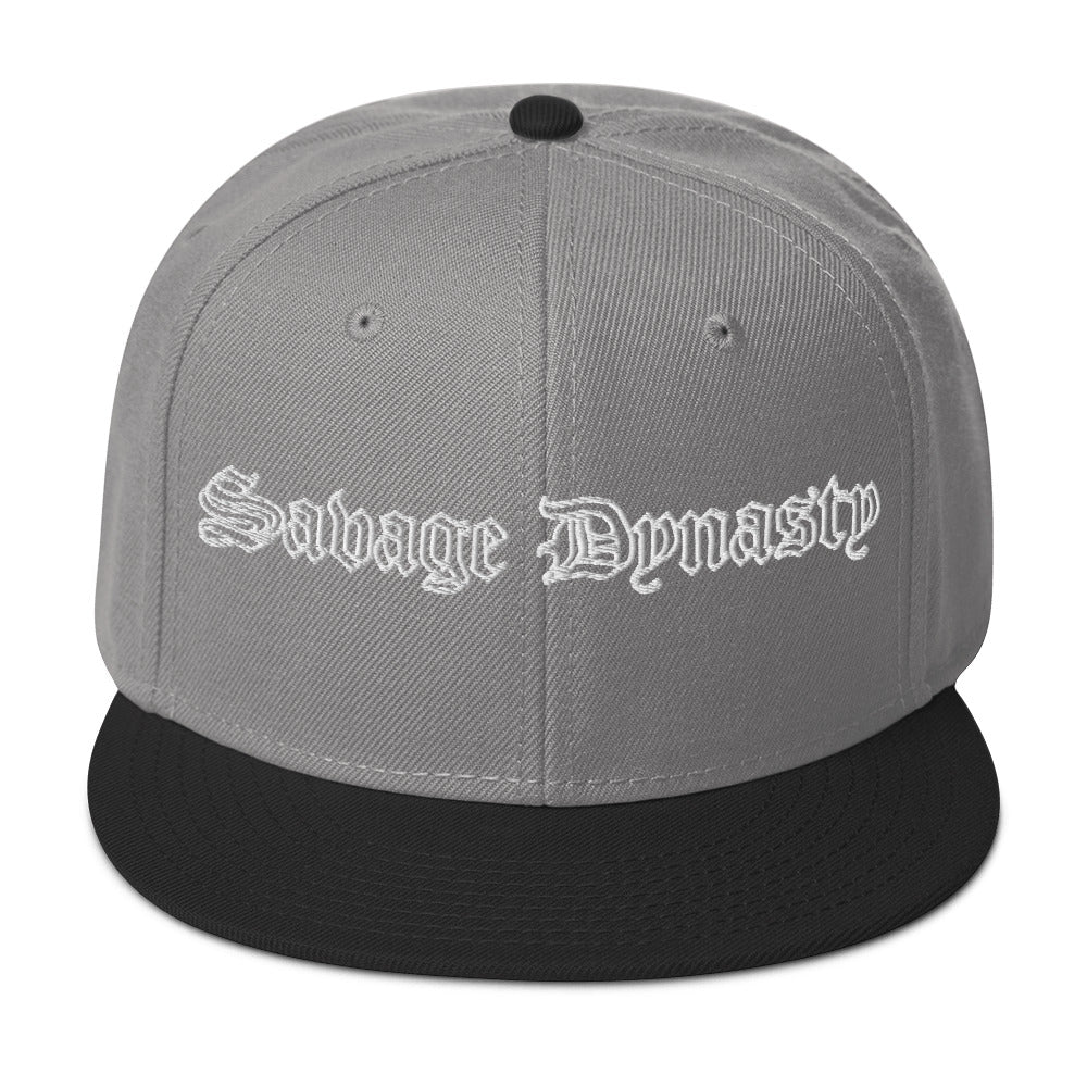 Savage Dynasty (OLD ENGLISH FONT) Snapback Hat