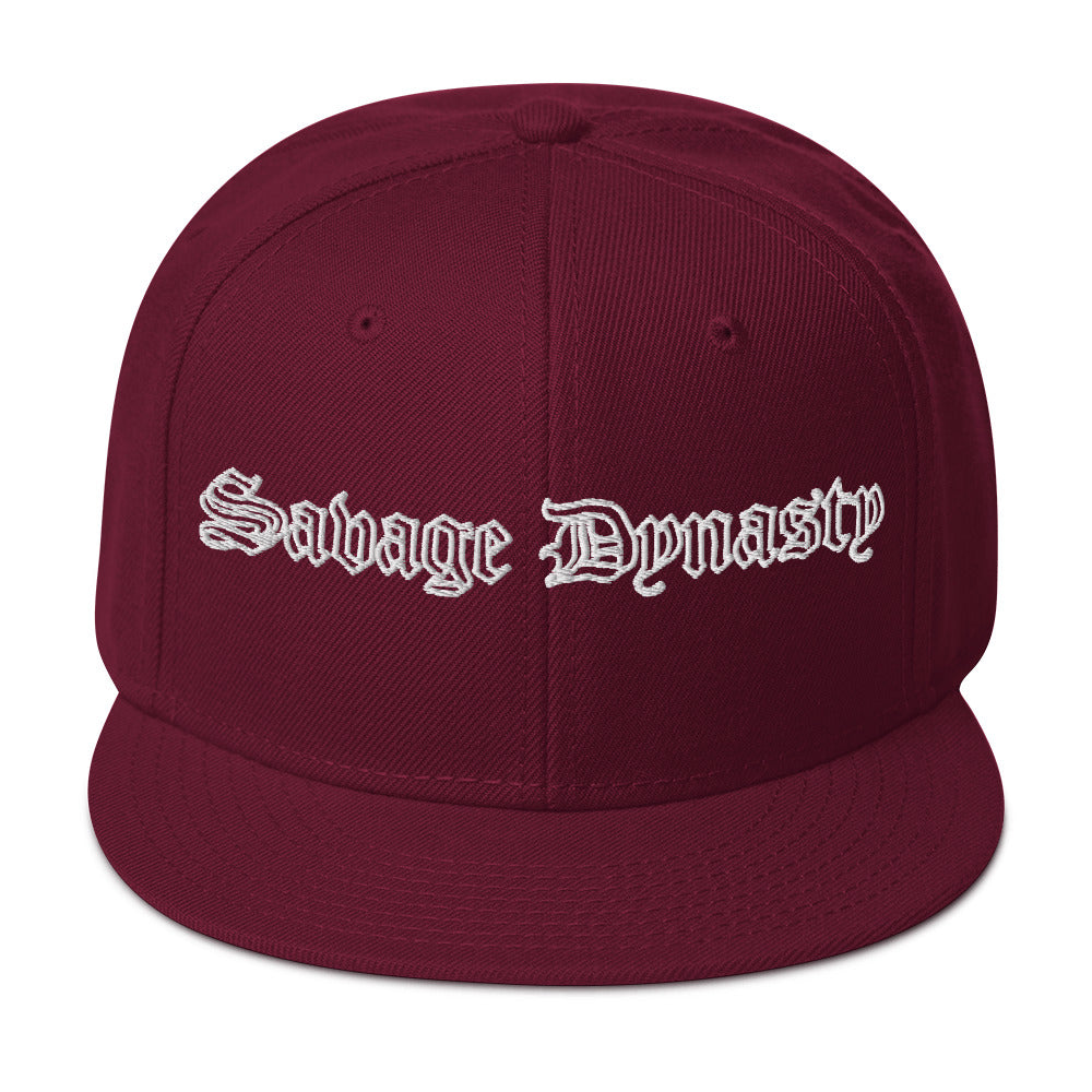 Savage Dynasty (OLD ENGLISH FONT) Snapback Hat