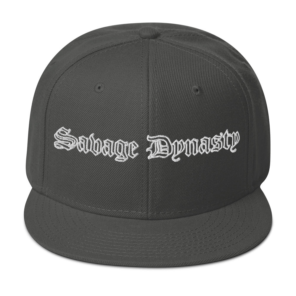 Savage Dynasty (OLD ENGLISH FONT) Snapback Hat