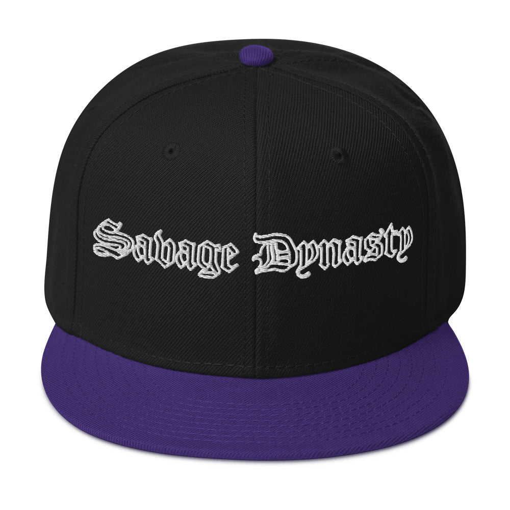 Savage Dynasty (OLD ENGLISH FONT) Snapback Hat